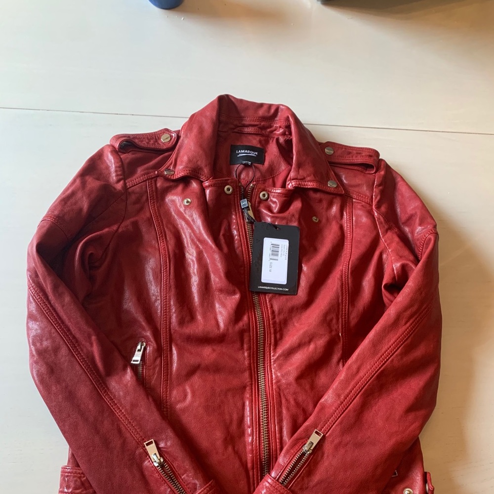 LaMarque RioRed Chloe Leather Jacket